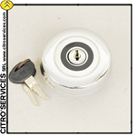 Inox Filler cap, with antitheft key ( oem, black )