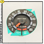 Compteur pour tableau de bord GS CLUB ou GSX - "ED" 7/76->