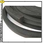 ID rubber strip for sidemember closing panel (U-shaped, soft rubber, L=4mt)