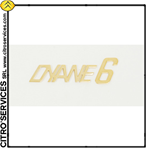 Monogram DYANE6 - gilded letters