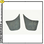 Set of two mudflaps for 2CV front wings - with rivets