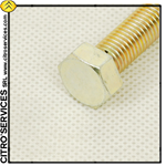 Bullone M9 x 30mm - testa 14mm - a punta - zincato giallo