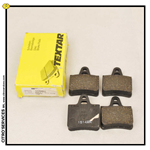 CX rear brake disc pad set