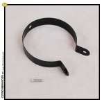 Collier peint en NOIR pour counduits d'aération DS/ID