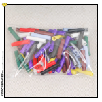 Set of 100 end-pieces of 9 different colours for Citroen terminals