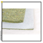 Panel insulation mat self-adhesive (0,9kg/m2). Thickness 15mm. Water repellent and flame retardant.