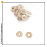 Shake-proof washer for M5 bolt - ext. diam. 16mm - yellow galvanized (set of 25)