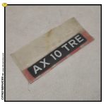 Monogramma "AX 10 TRE" (-> OPR 5314 - specifico ITALIA)