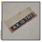 Monogramme "AX 10 TRE" (-> OPR 5314 - piece speciale ITALIE)