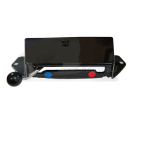 Leva comando riscaldamento in plastica nera