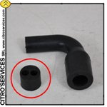 Plug for rear bent union for suspension return piping