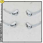Re-chromed internal door handles set, DS Pallas, 07/71->03/73