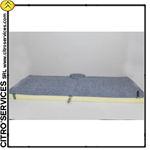 Rear grey carpet for DS Confort, Dspecial - Dsuper (1970->), with foam rubber