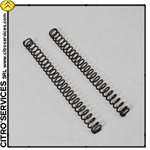 Coppia di molle per i pistoni di apertura baule - acciaio armonico, precaricate