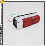 Tail light complete (metallized surround) for DS Pallas 4/70-> - RIGHT side