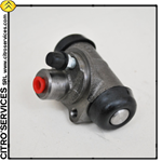 Brake cylinder rear for 2CV, Dyane, Mehari, etc, 6/70->06/81, M8 exit 3,5 mm pipe