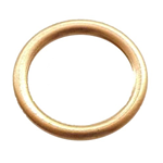 Copper seal for oil drain plug