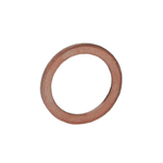 Copper seal for oil pressure valve