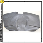 Rivestimento nicchia motore in PVC nero con tasca, per DS Confort (9/63->), ID - Dspecial - Dsuper (9/68->)
