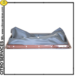 Conduit de ventilation pour radiateur avec son cadre en marron, DS/ID 73->